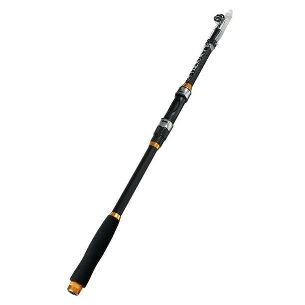 2.1 M Fibre de Carbone Télescopique Pêche Spinning Rod pôle poisson Rod 10x Poisson Leurre